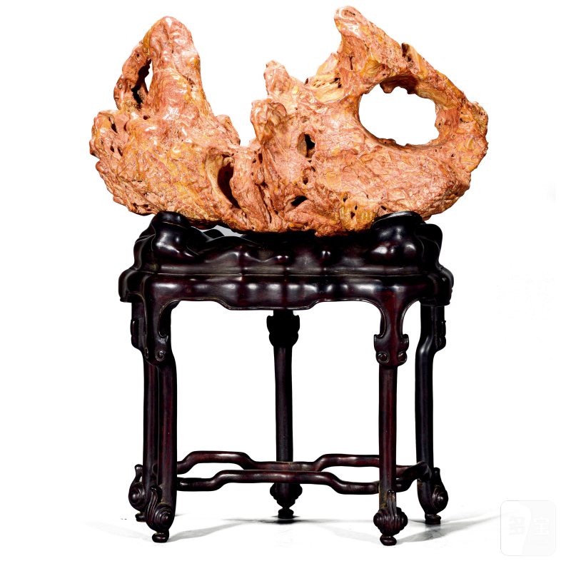 近现代 丹窍藏坤百年朱砂太湖